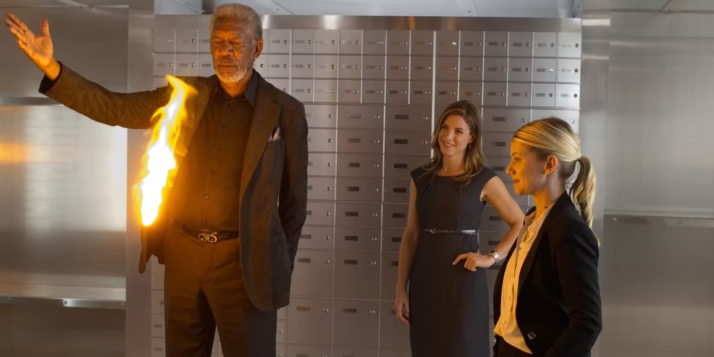 Morgan Freeman in Now You See Me