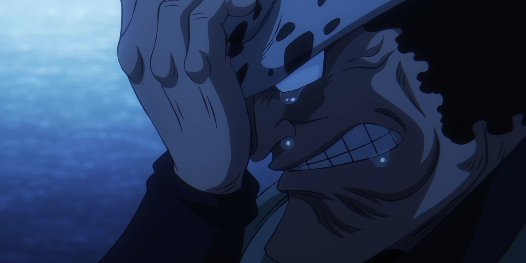 A crying Kuma