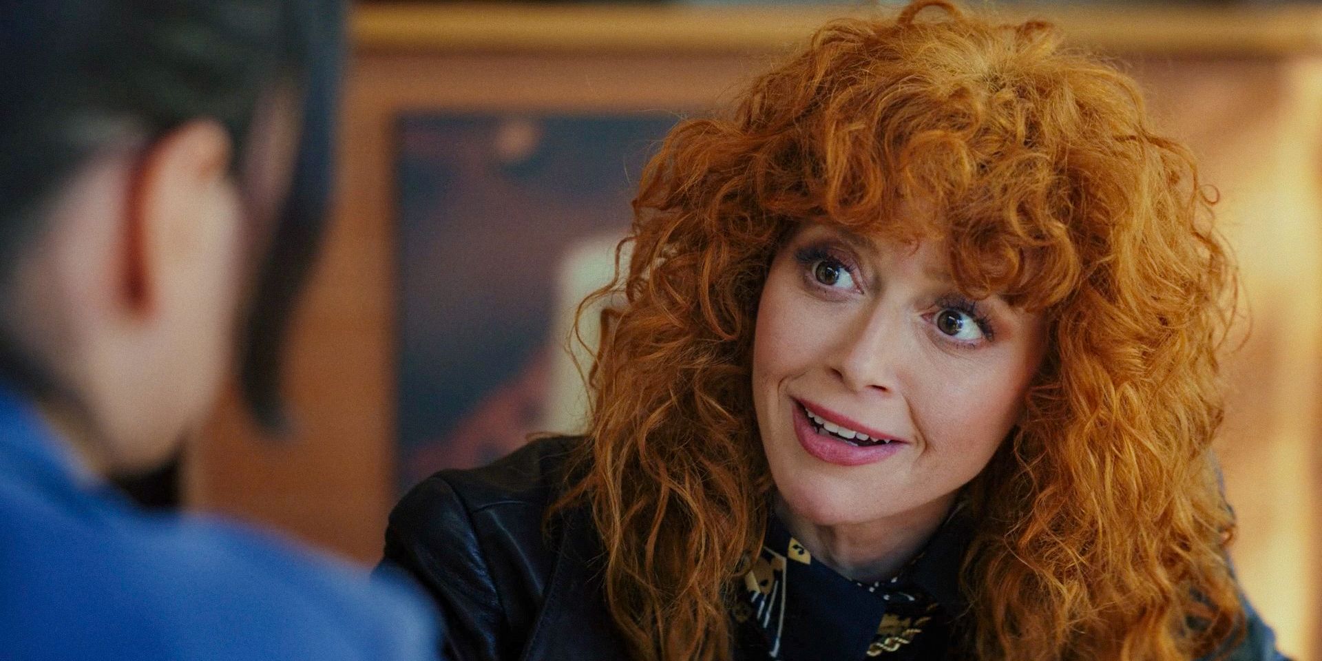 Charlie Cale (Natasha Lyonne) excited in Poker Face Season 2 Ep 10