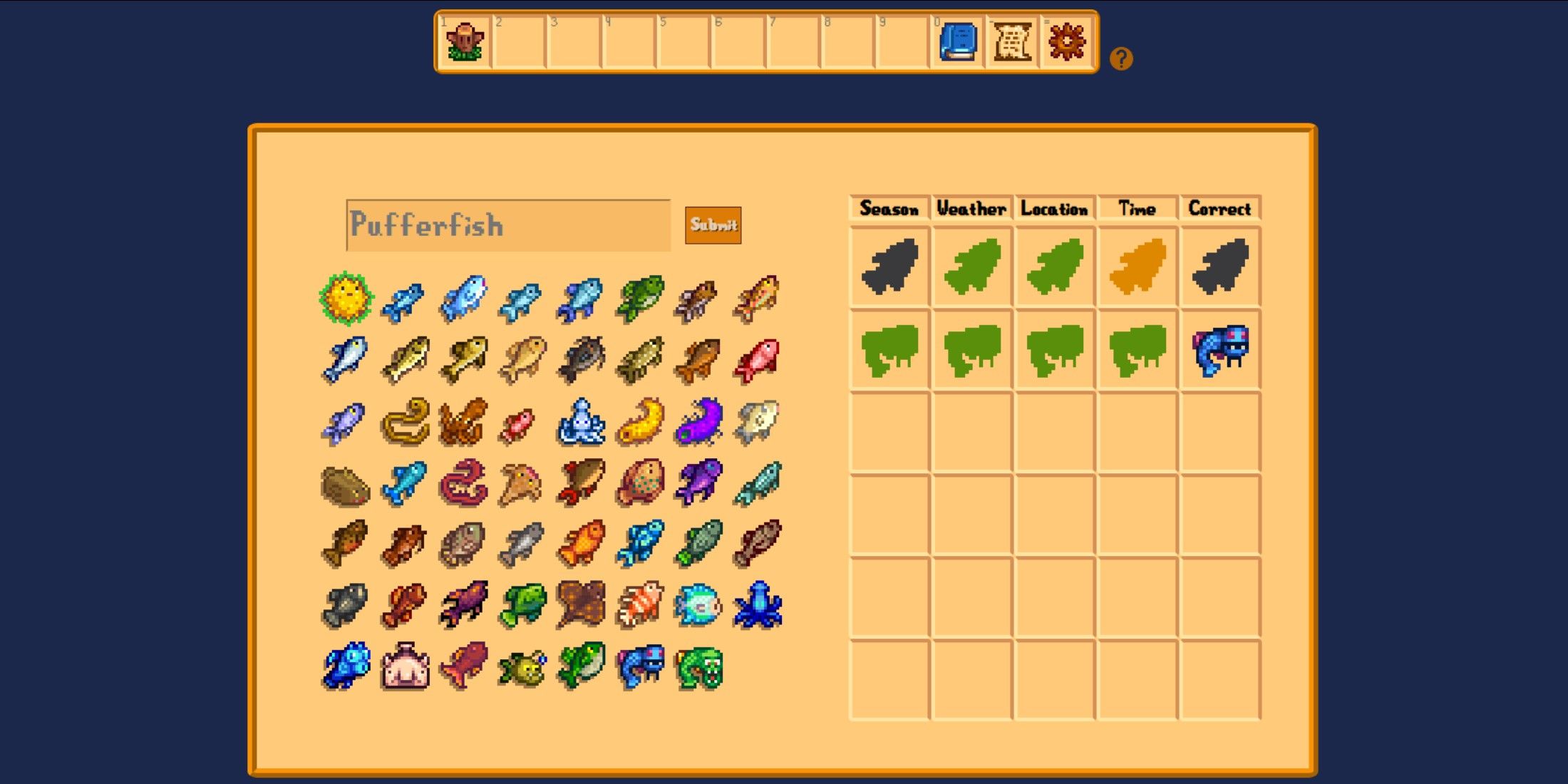 Pufferdle Stardew Fan Game