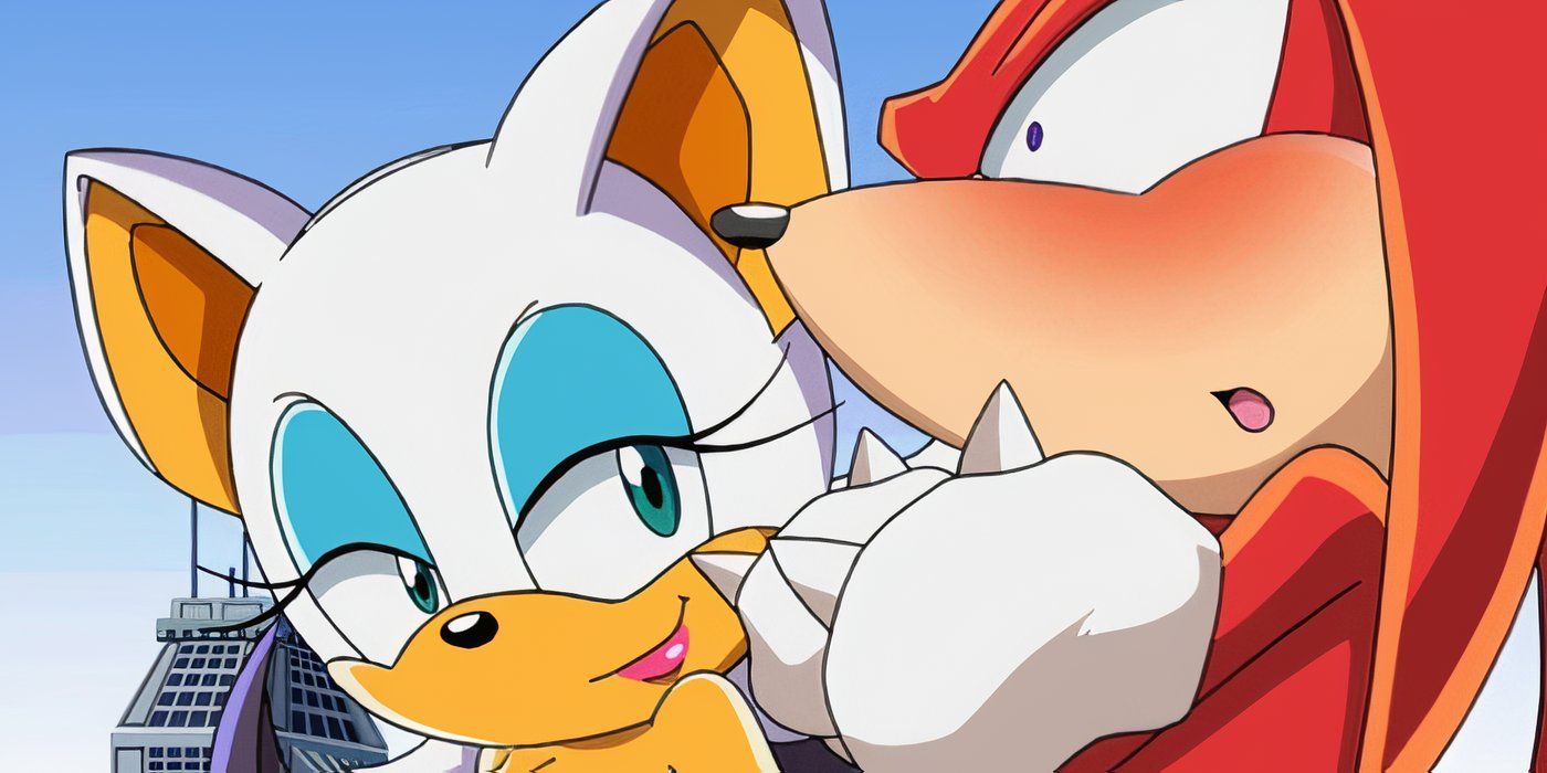 Rouge and Knuckles di Sonic X