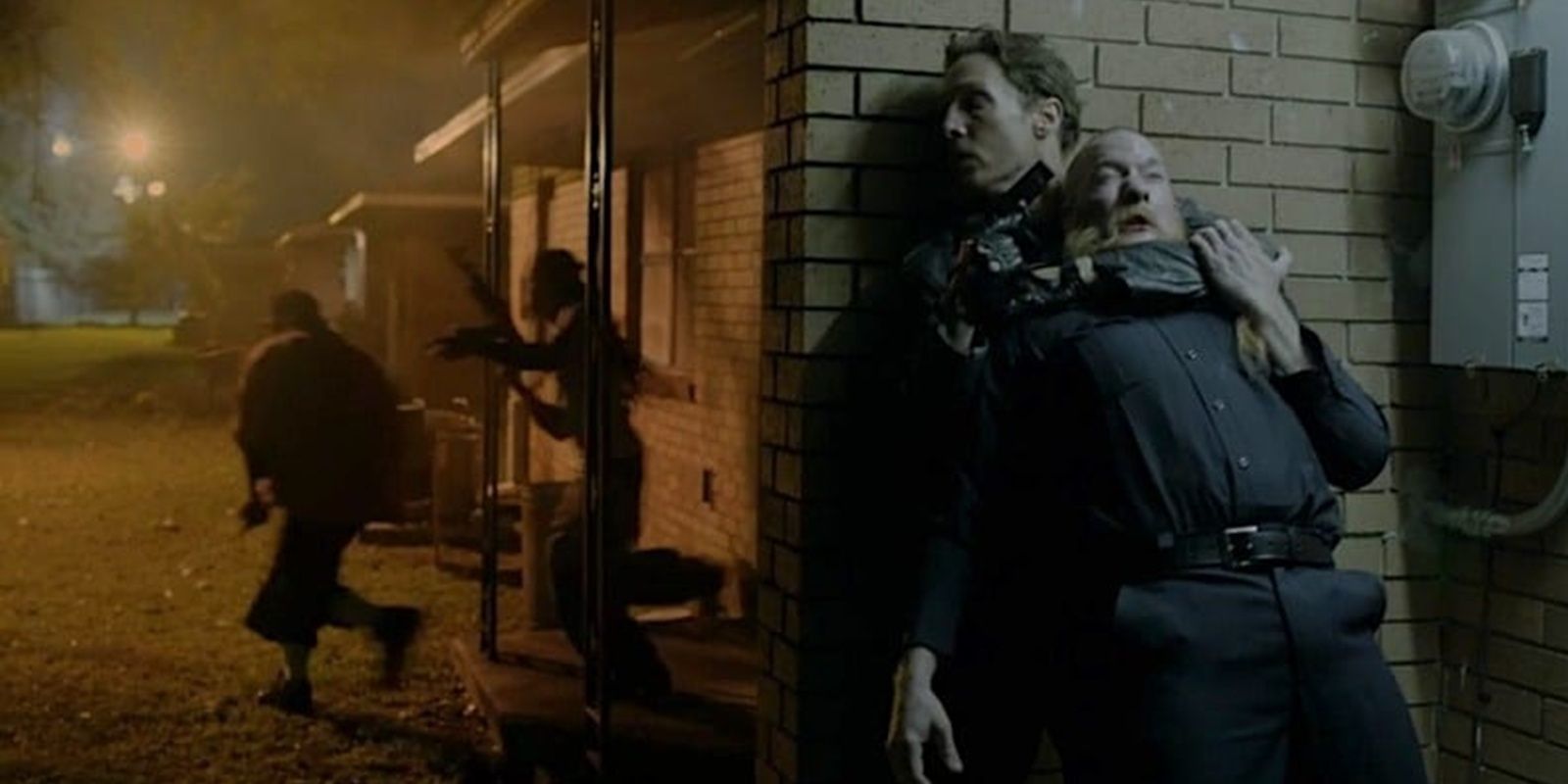 Rust hiding during the oner in True Detective episode 4