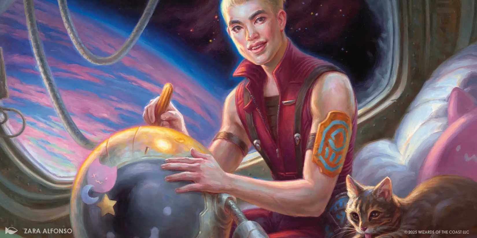 Sami art by Zara Alfonso from Magic The Gathering's Edge of Eternities set.