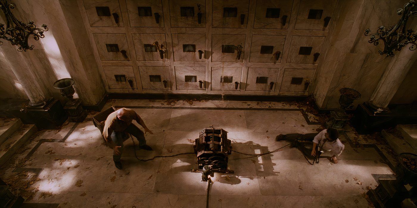 The mausoleum trap in Saw IV