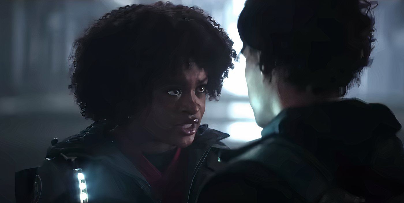Uhura talking to Beto in Star Trek Strange New Worlds