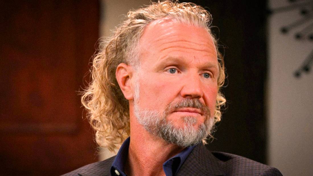 Sister Wives' Kody Brown with a serious expression during the tell all