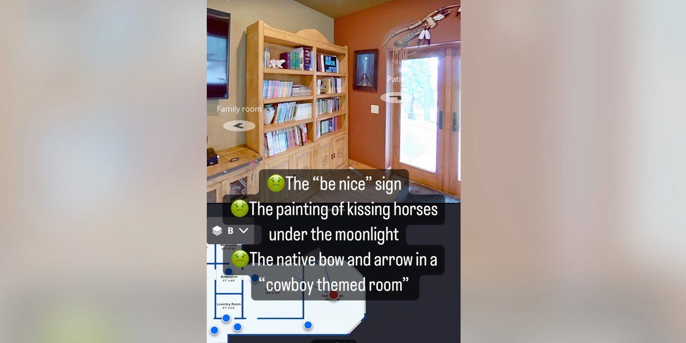 sister wives star robyn and kody browns room with a bow and arrow decoration