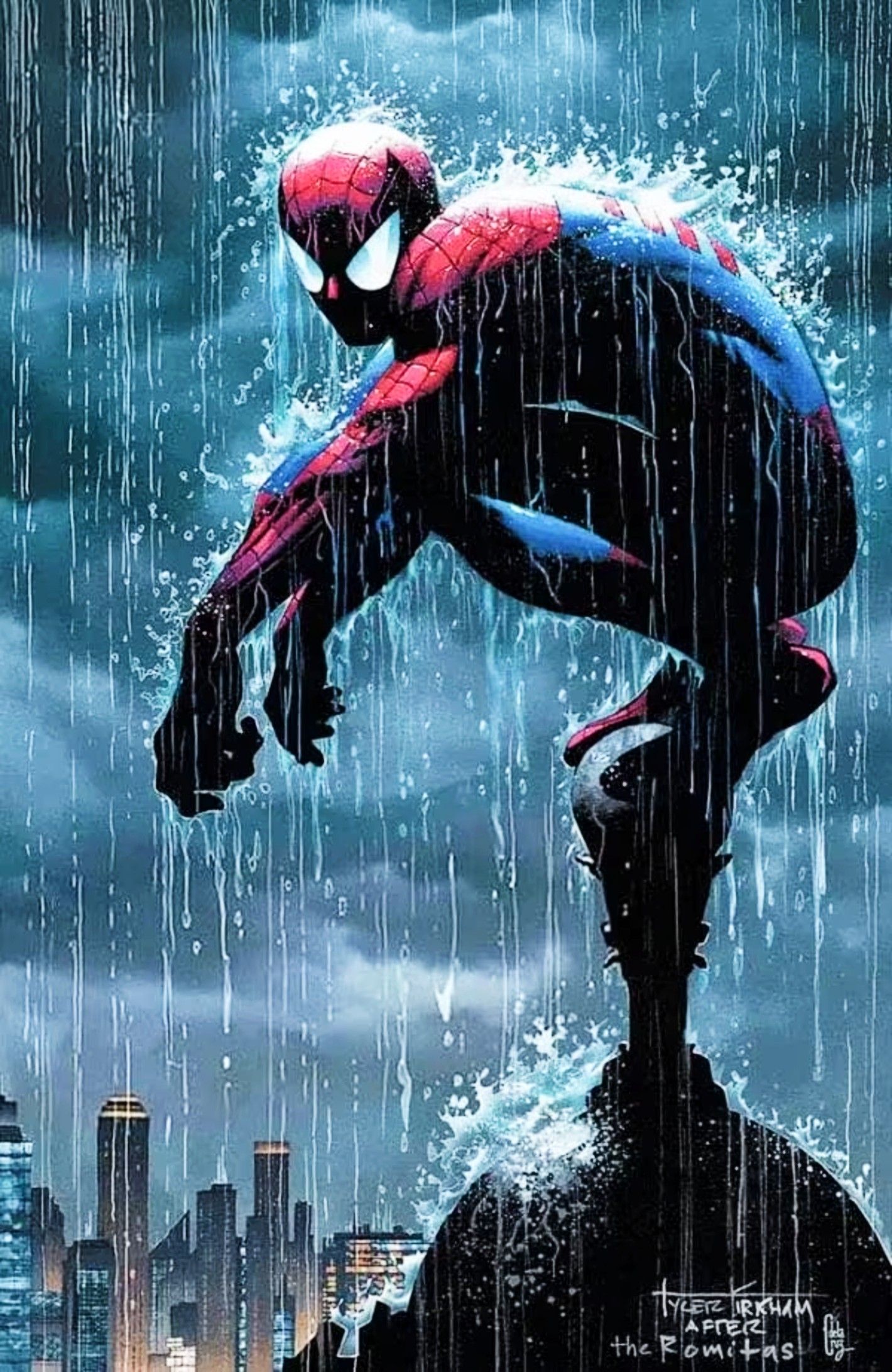 spider-man-tyler-kirkham-cover-after-the-romitas 1 dos looks mais emblemáticos do Homem-Aranha foi plagiado pela Marvel diz o criador