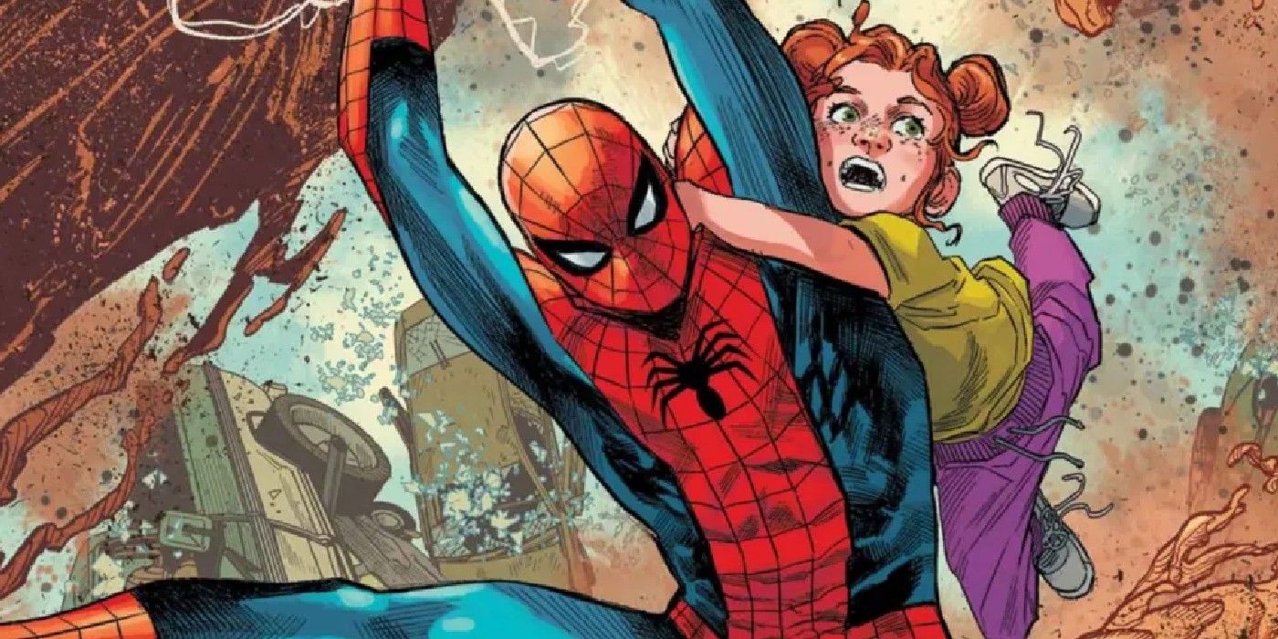 spider-man web swinging with daughter