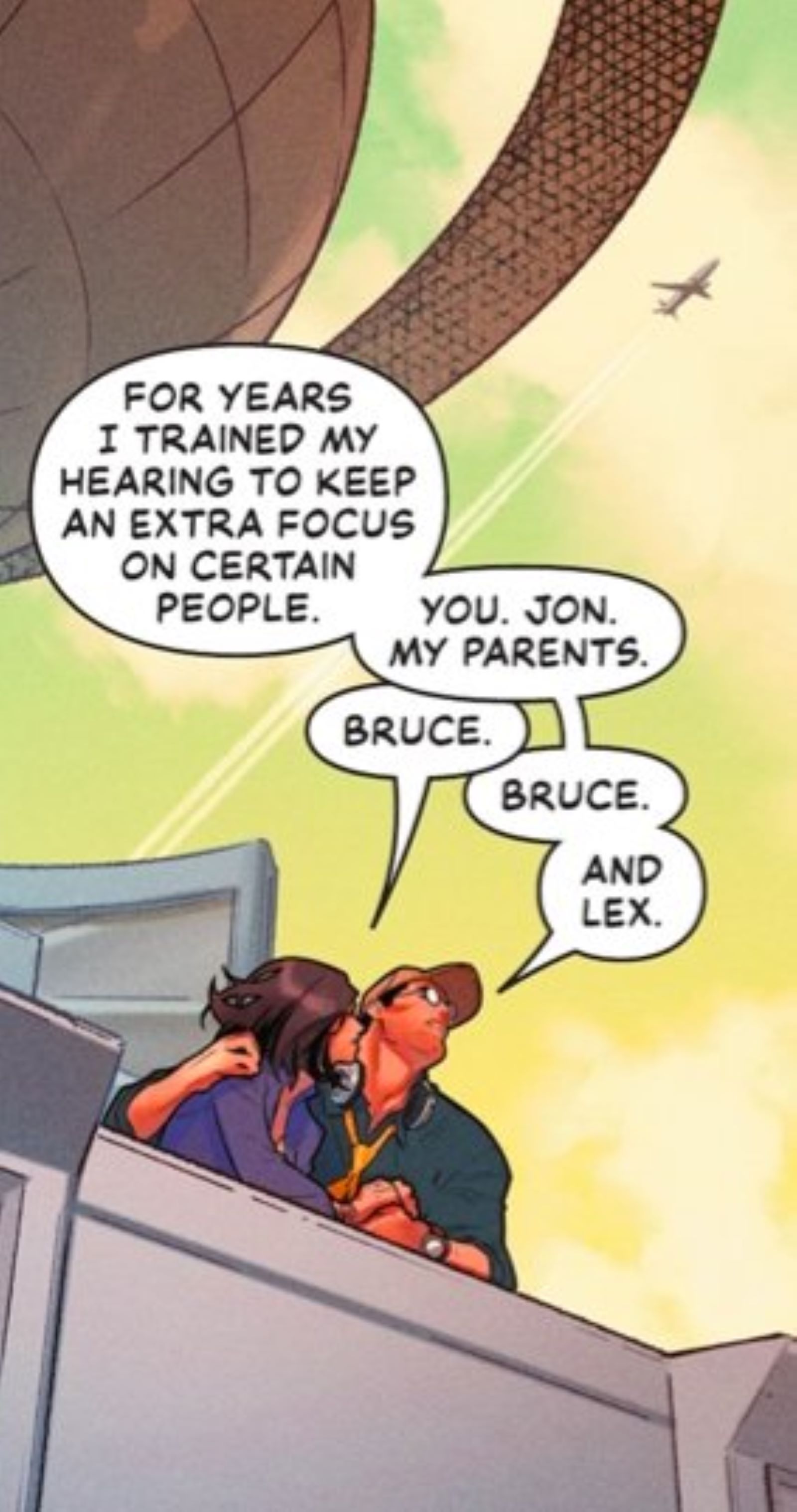 Superman #1 super hearing