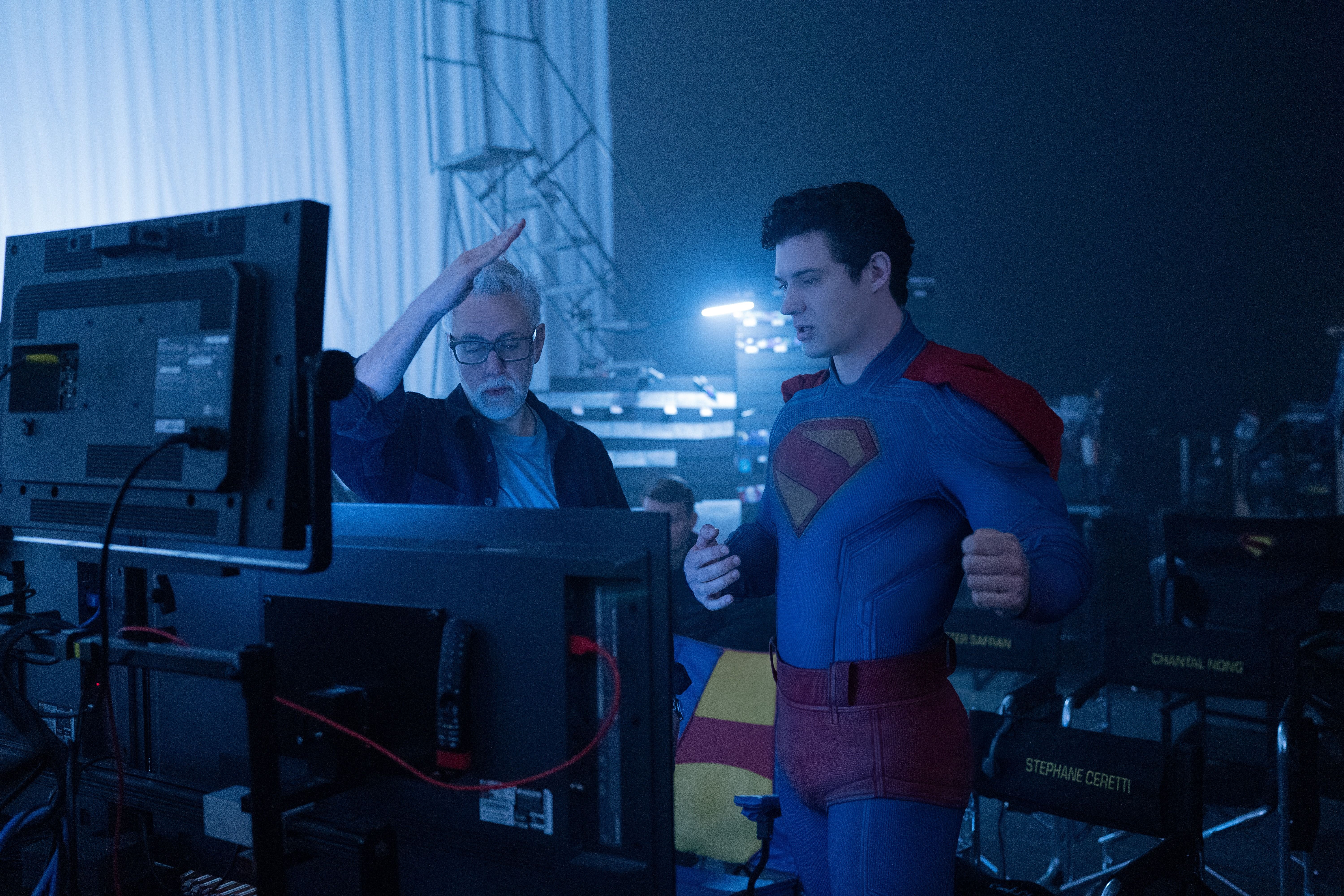 Superman BTS Set PH๏τo James Gunn David Corenswet 4K
