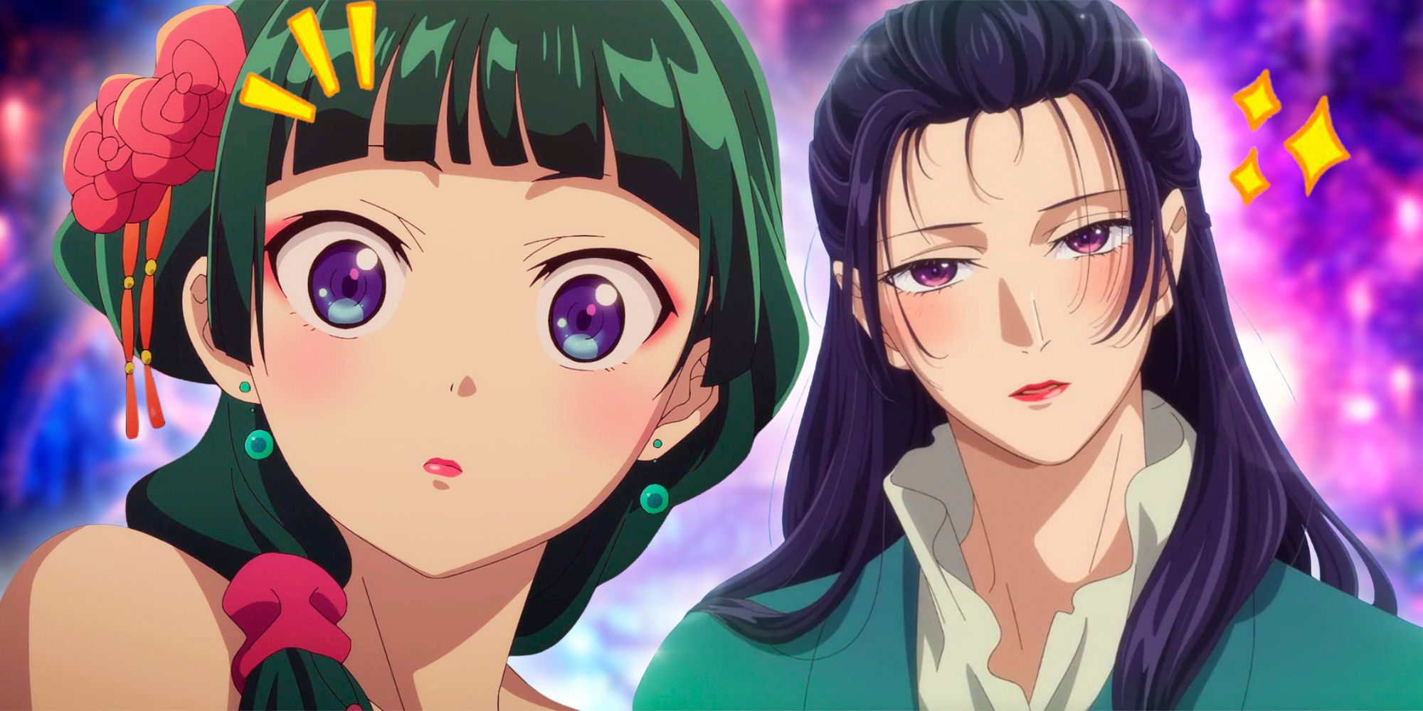 Maomao e Jinshi arrossiscono