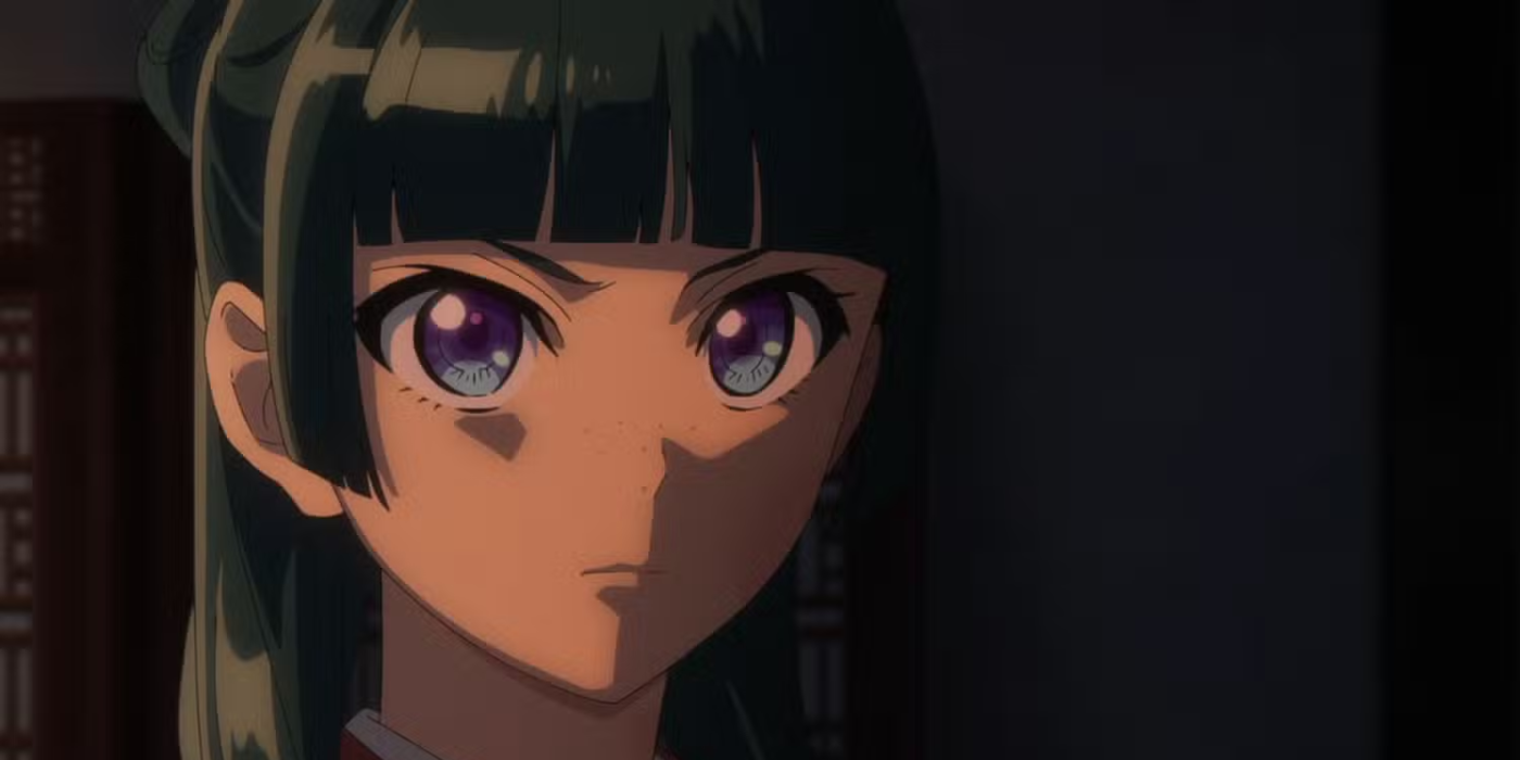 The Apothecary Diaries - Maomao looking stern and angry