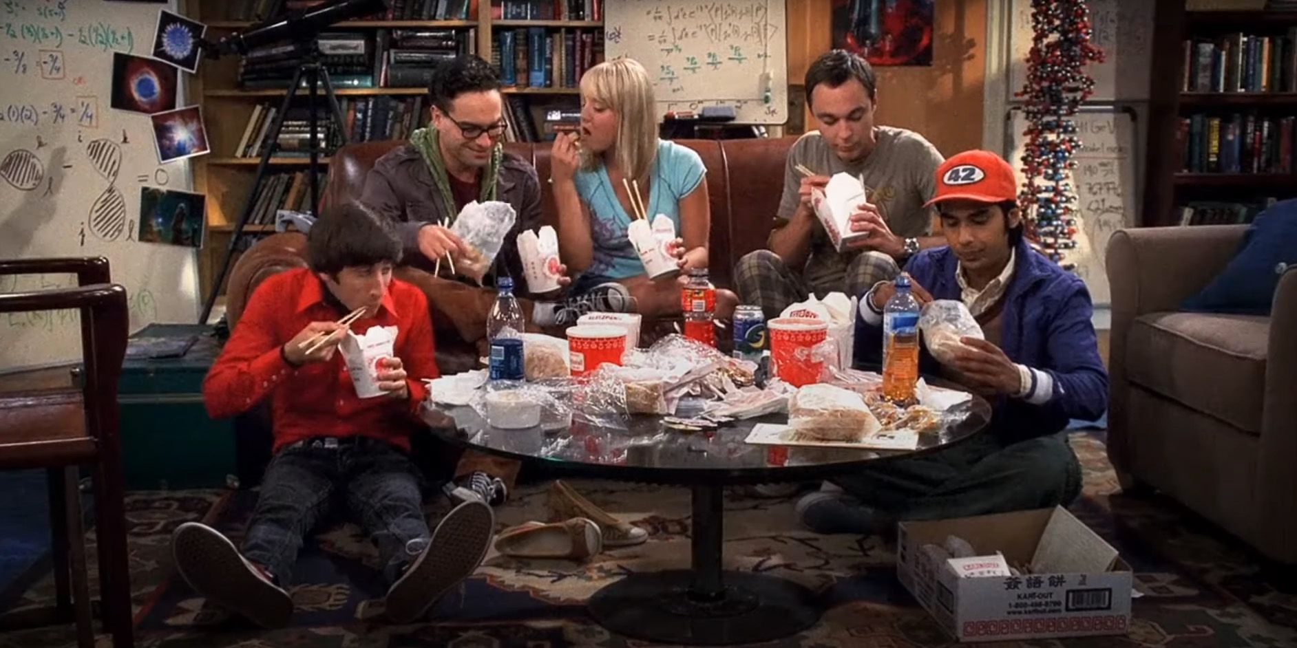 The Big Bang Theory intro main characters