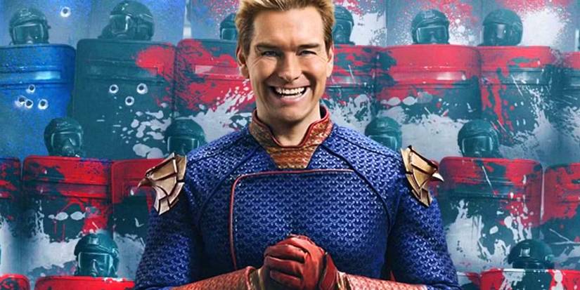 the boys homelander looking smug