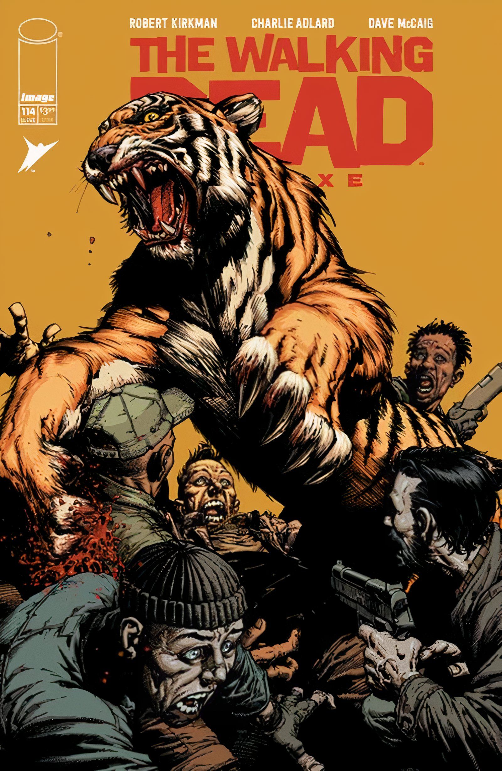 The walking dead deluxe #114 main cover