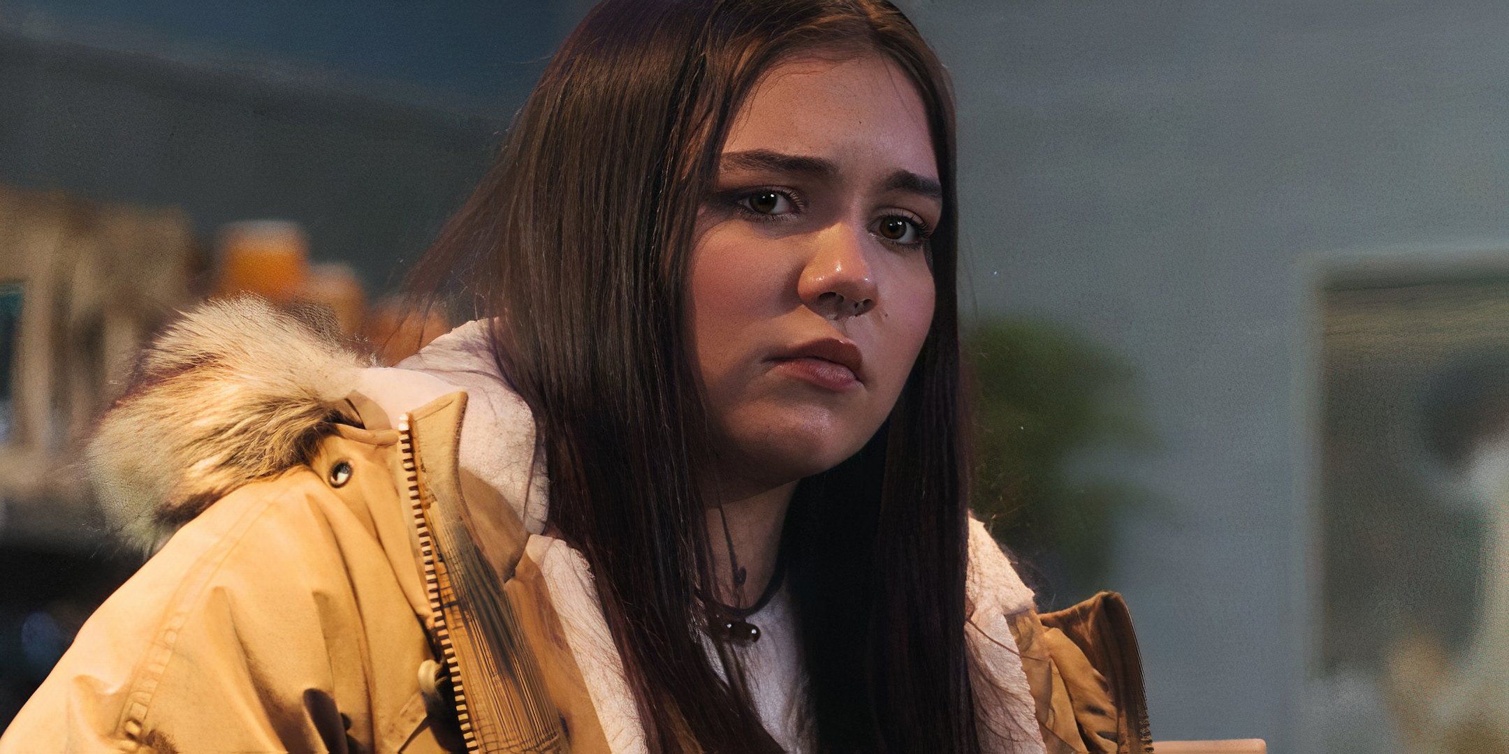 Kaylayla Raine looking sad as Jay in Resident Alien