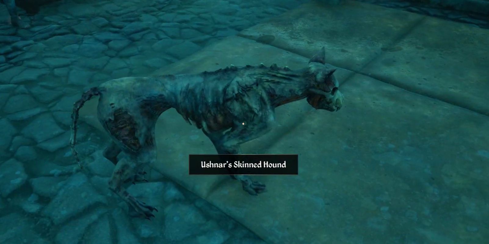 Ushnar's Skinned Hound in Oblivion Remastered