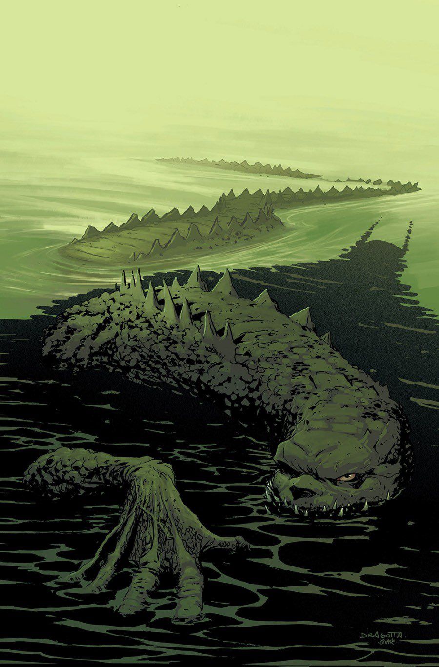 Waylon Jones turns into Killer Croc in Absolute Batman #12 cover