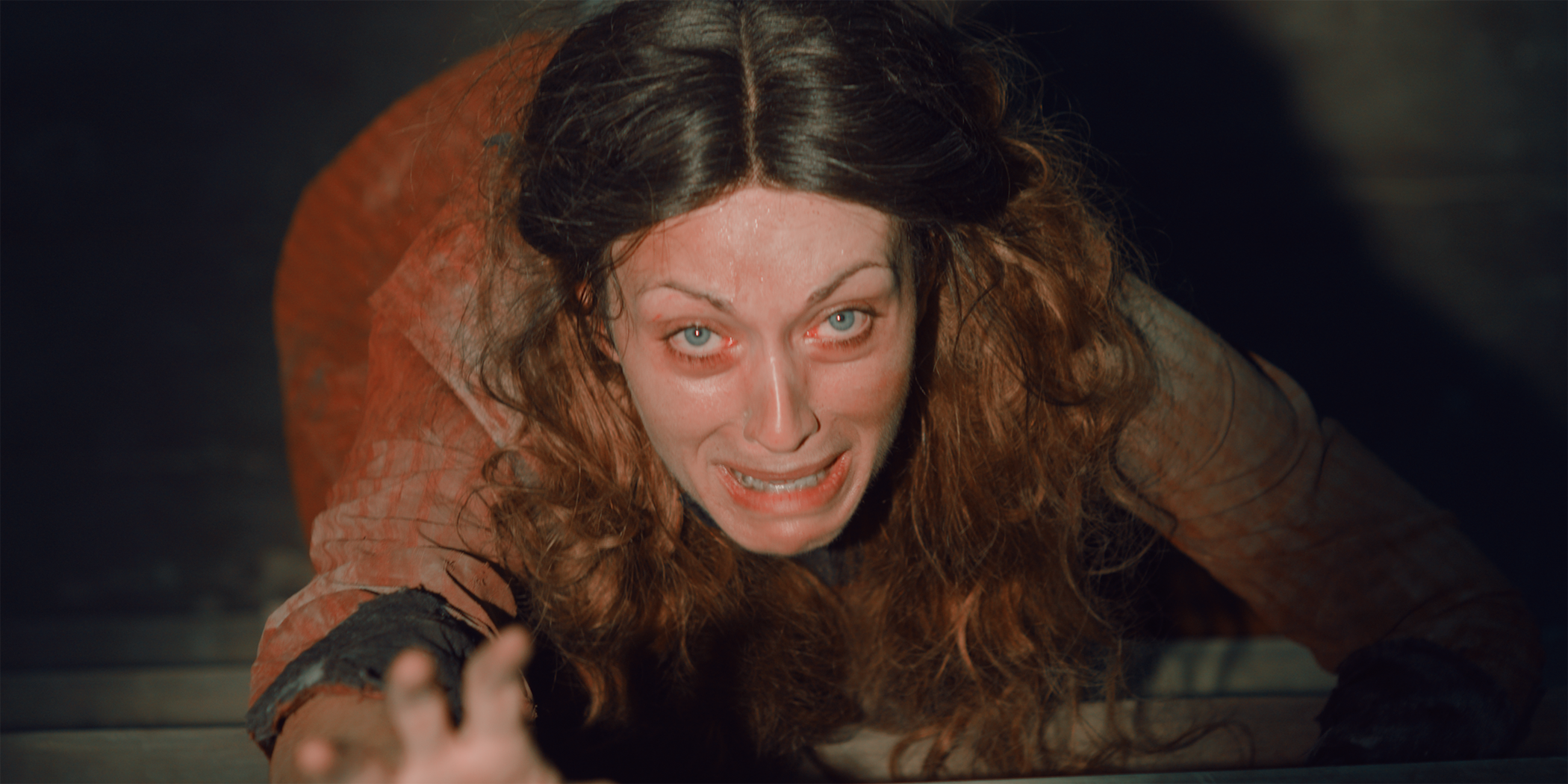 Woman in the basement in Abraham's Boys