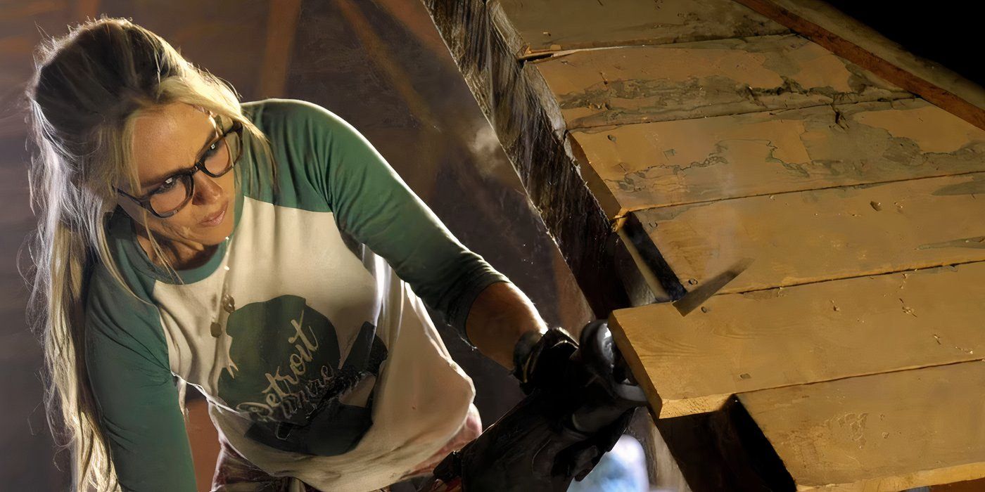 Rehab Addict's Nicole Curtis demoing a home