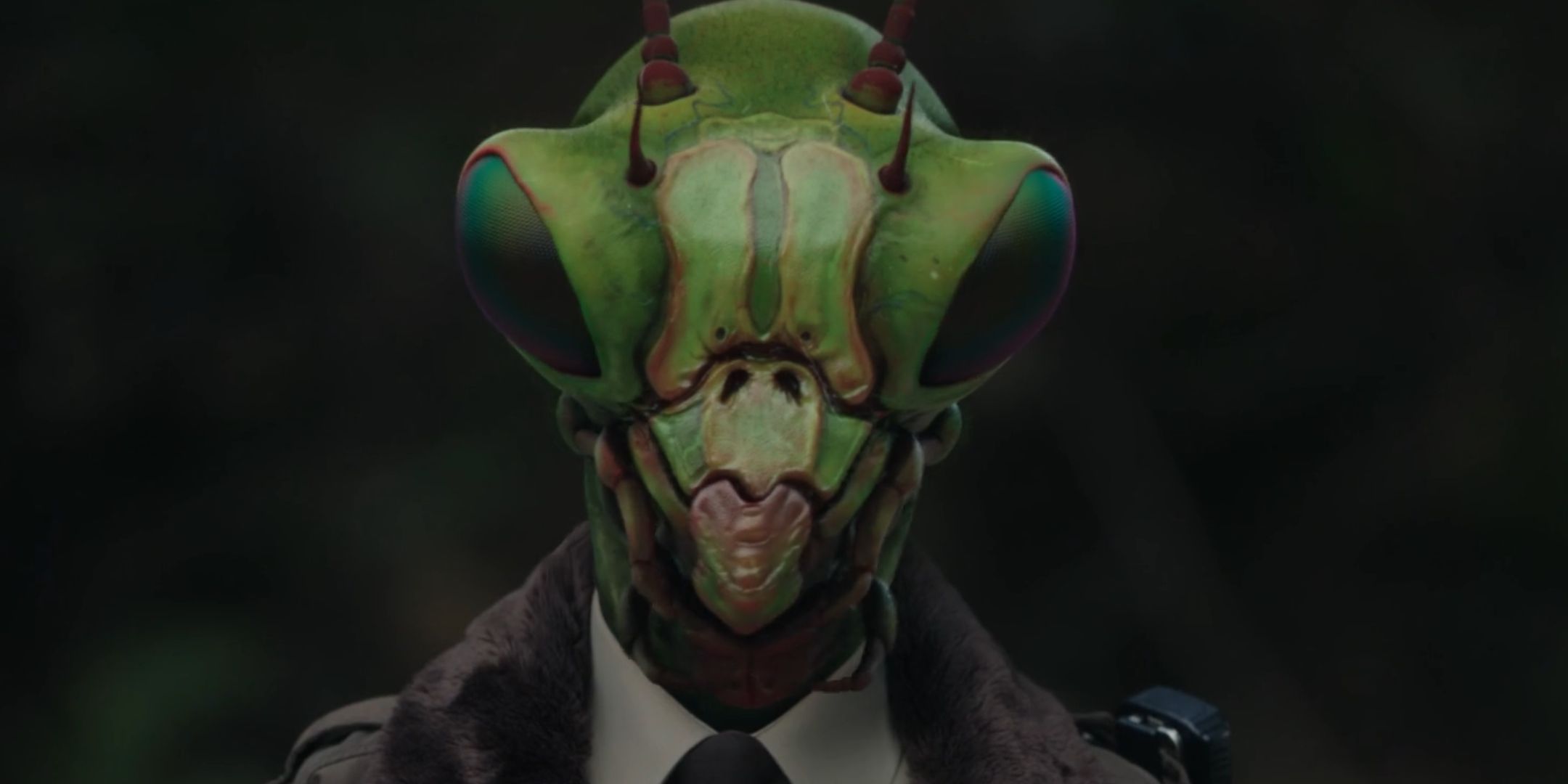 Elizabeth Bowen as the Mantid in Resident Alien