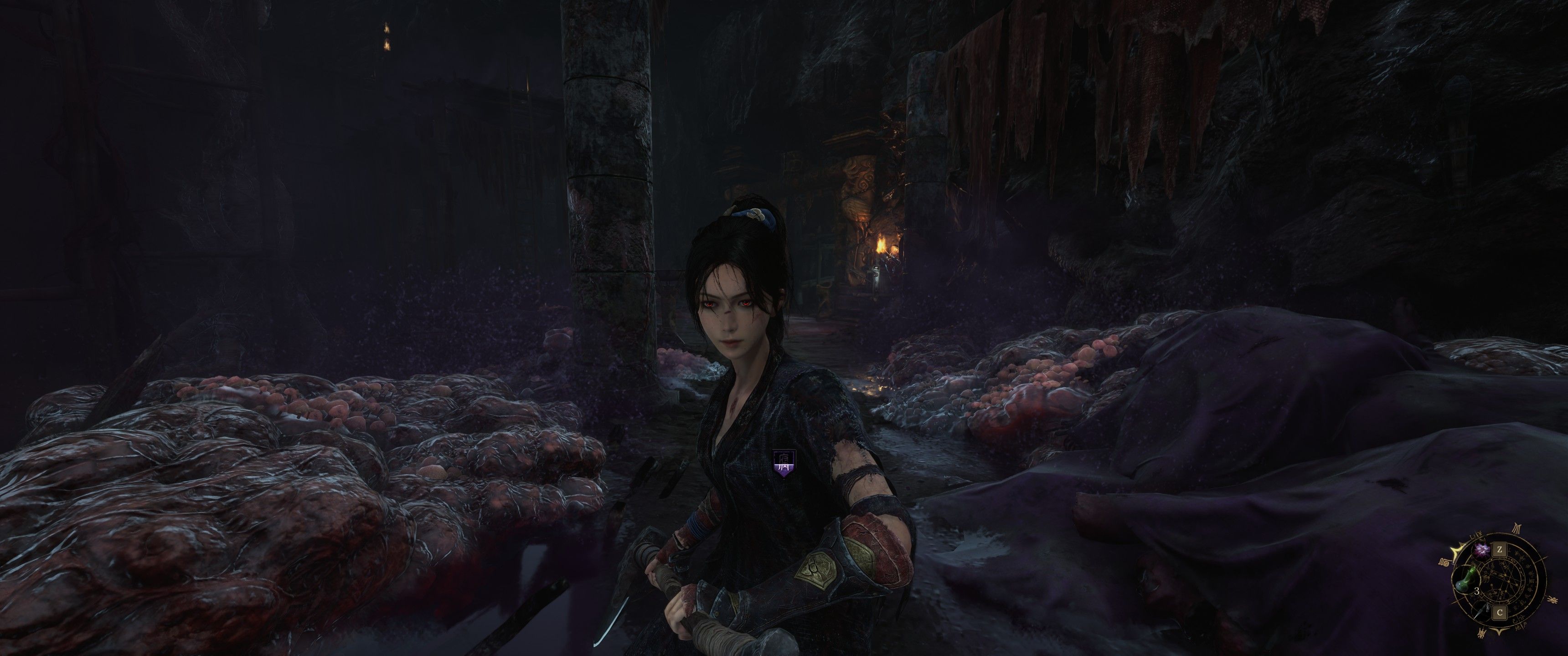 Wuchang: Fallen Feathers main character looking at the camera