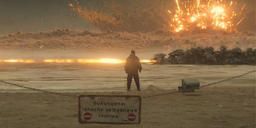 A huge explosion in The Expanse season 5