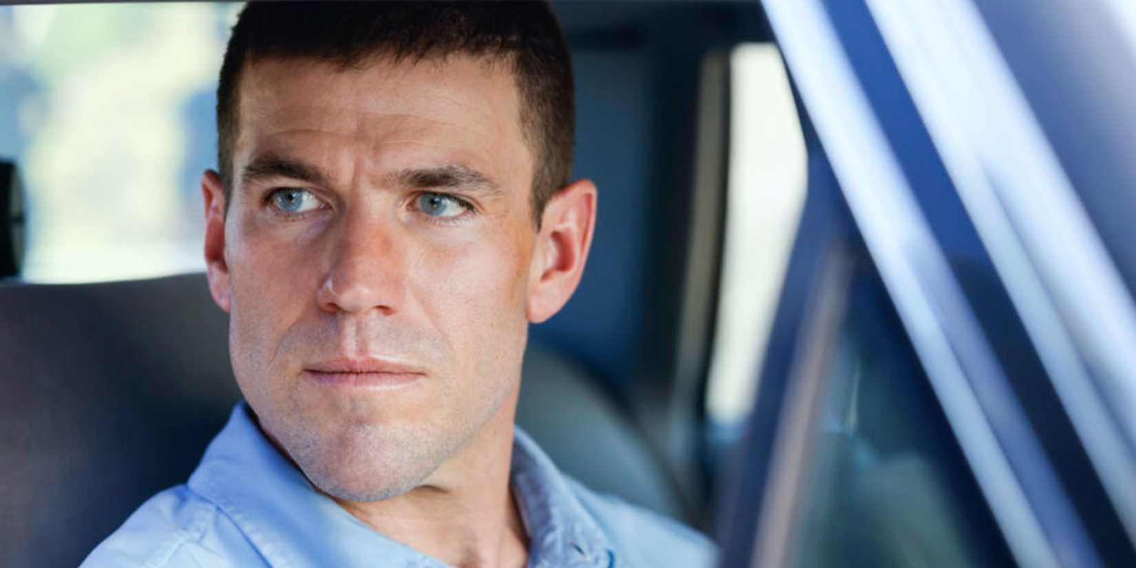 Closeup of Austin Stowell as Gibbs in NCIS Origins