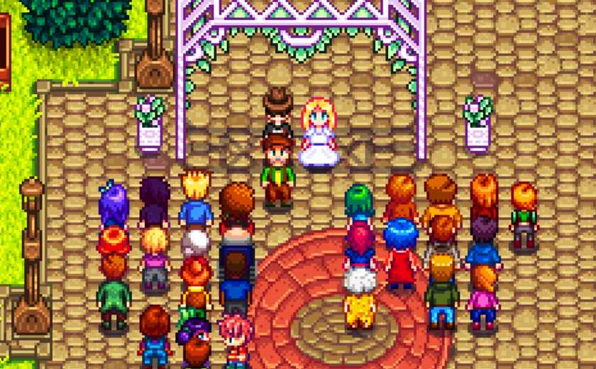 A Marriage Happening in Stardew Valley