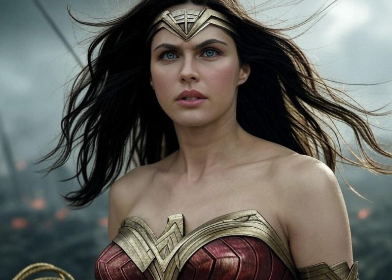 Alexandra Daddario as Wonder Woman FAN ART
