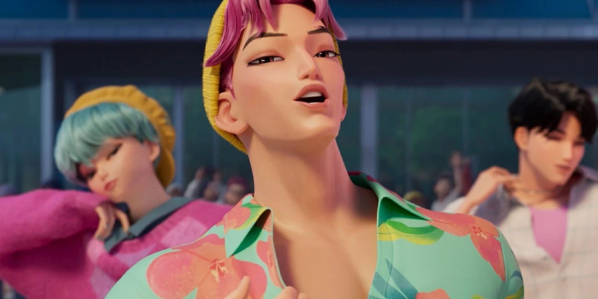 Abby Saja dances in Kpop Demon Hunters