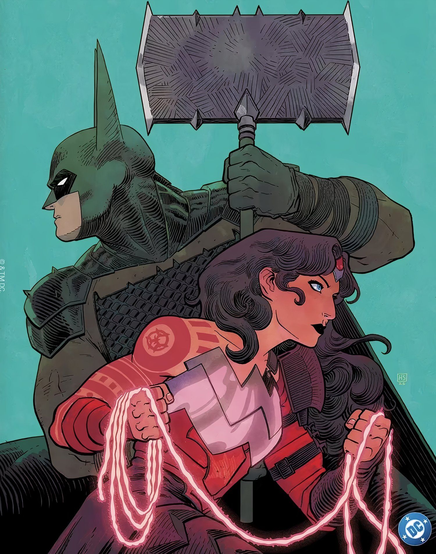 Absolute Wonder Woman Cover 15 Diana and Batman DC