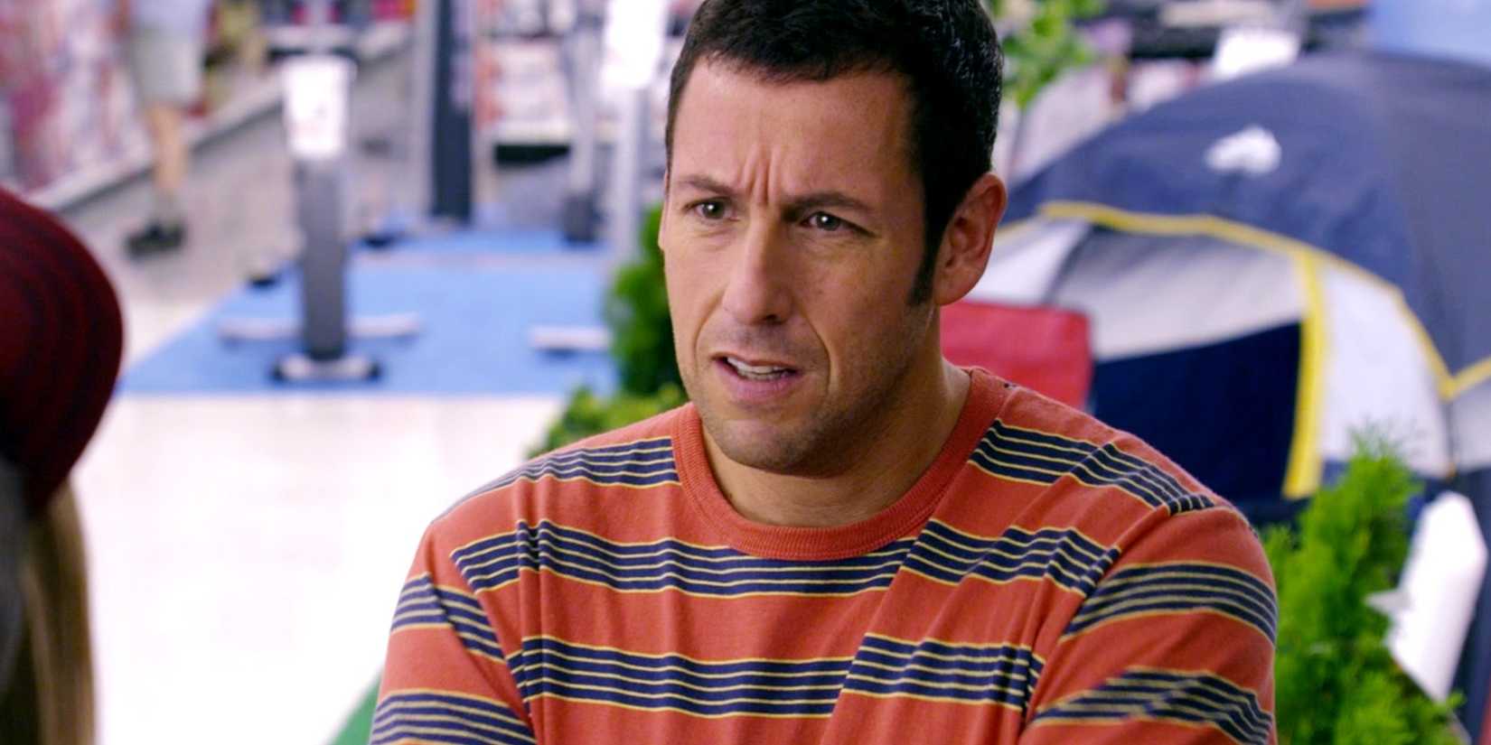 Adam Sandler looking bemused in Grown Ups 2