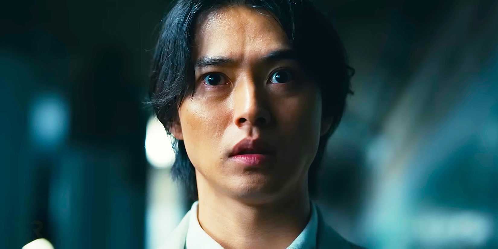 Kento Yamazaki as Arisu looking shocked in Alice in Borderland season 3