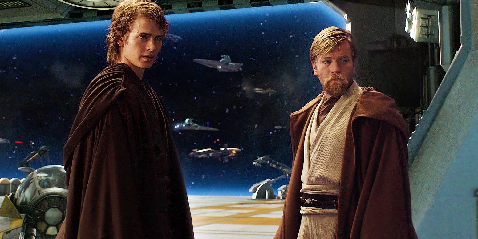 Anakin and Obi-Wan in Revenge of the Sith