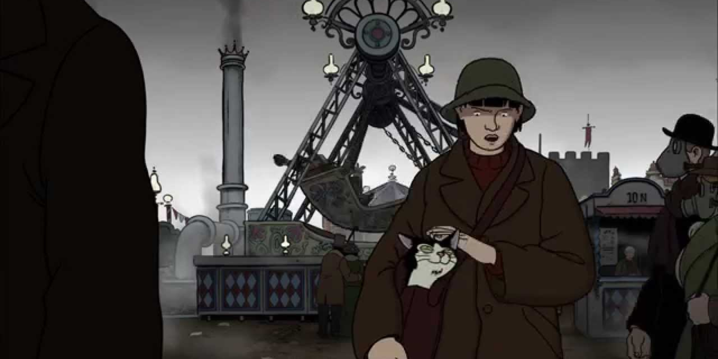 Still from April and the Extraordinary World