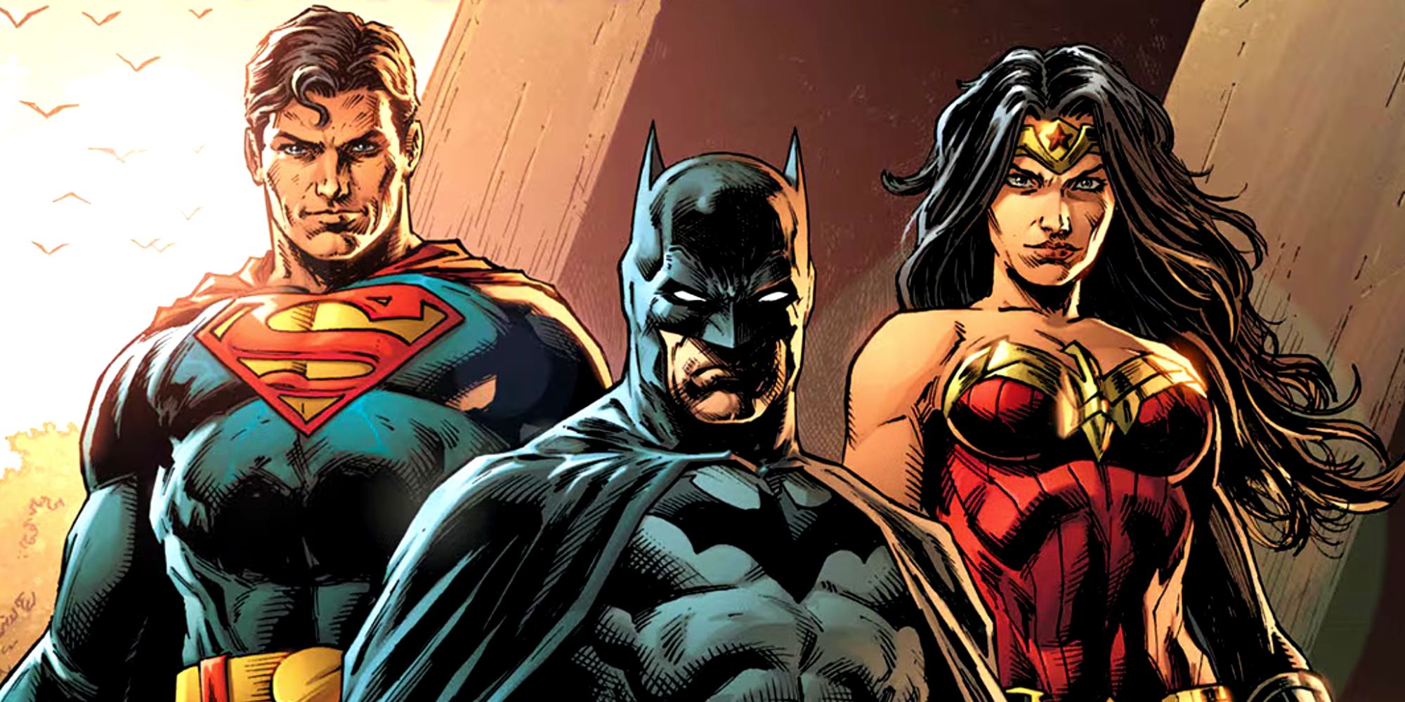 Batman Superman and Wonder Woman ᴀssemble as DC's Trinity heroes