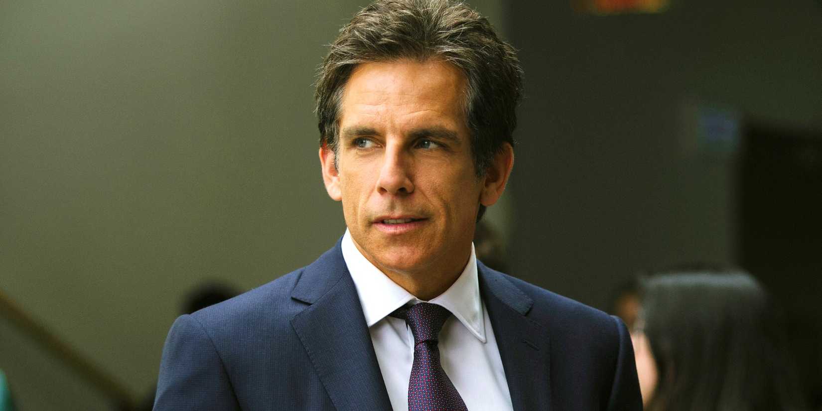 Ben Stiller wearing a suit from The Meyerowitz Stories