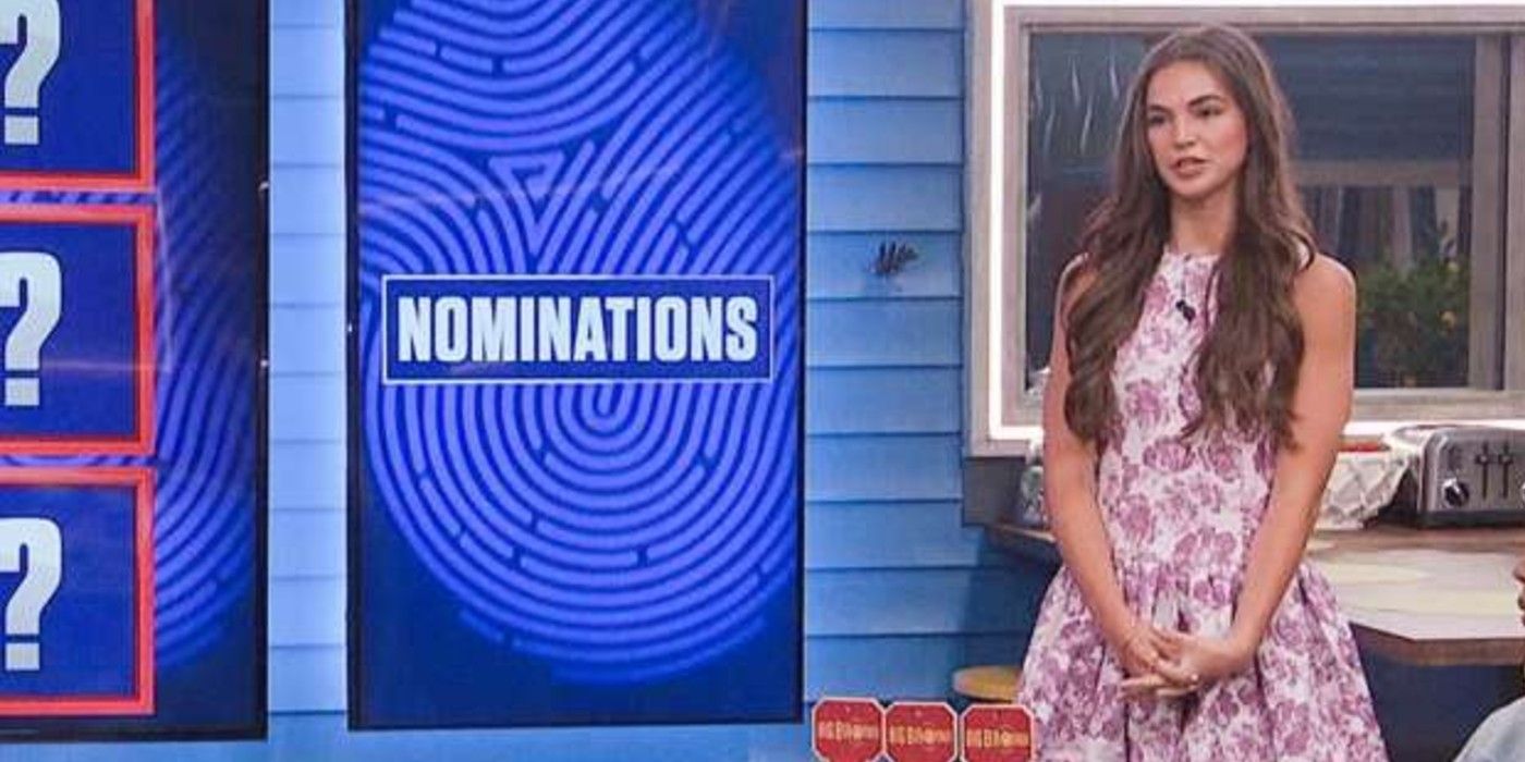 Big Brother 27 Houseguest Lauren Domingue As HOH At The Nomination Ceremony