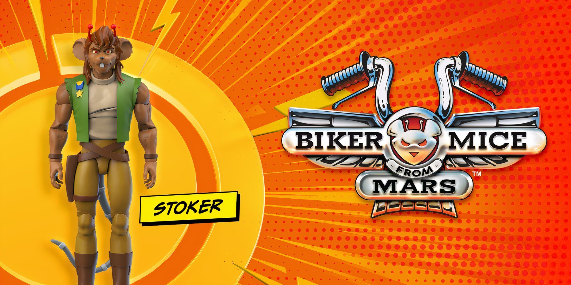Biker Mice Mars Action Figures Stoker 2