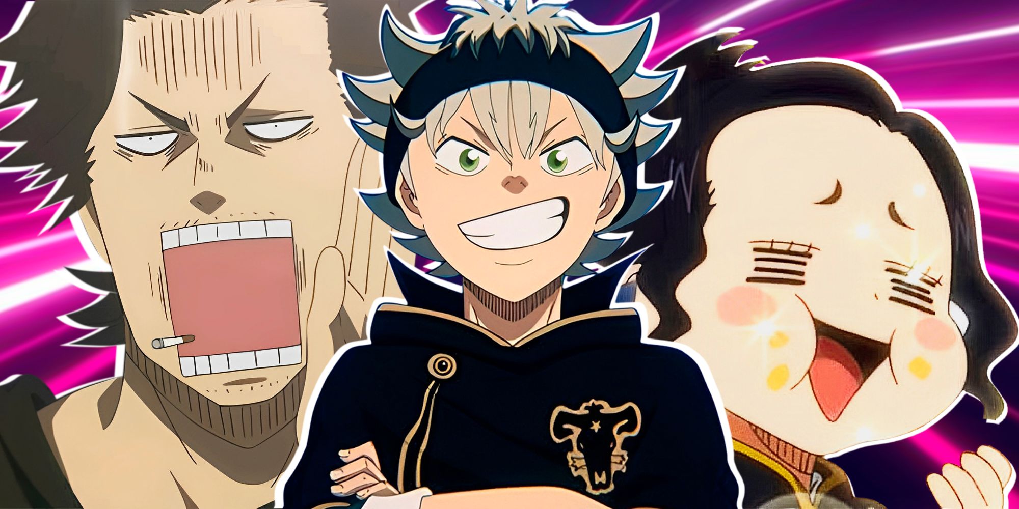 Black Clover - Charmy, Asta and Yami looking excited