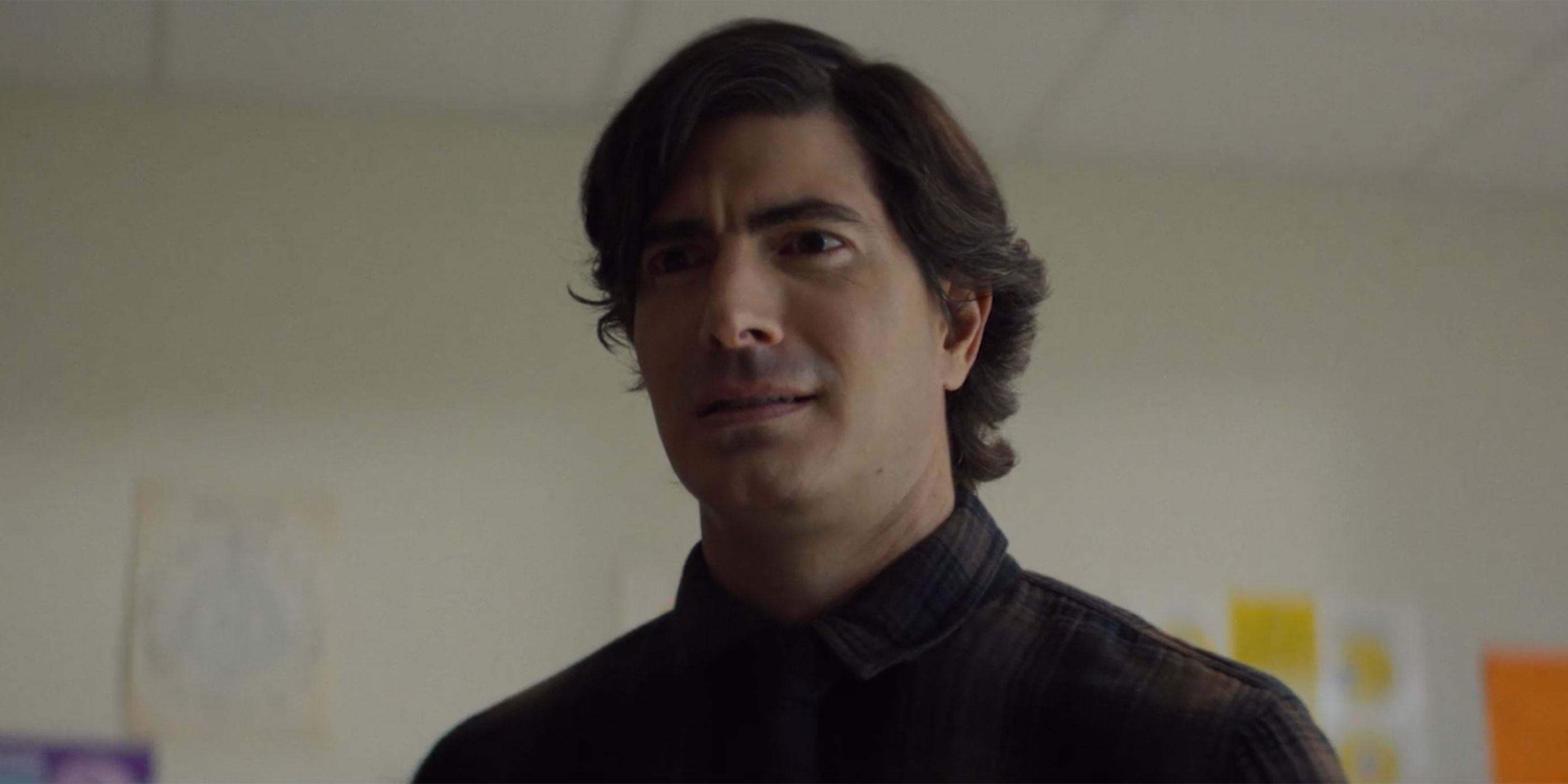 Brandon Routh making a face in Ick