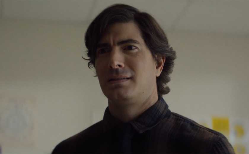Brandon Routh making a face in Ick