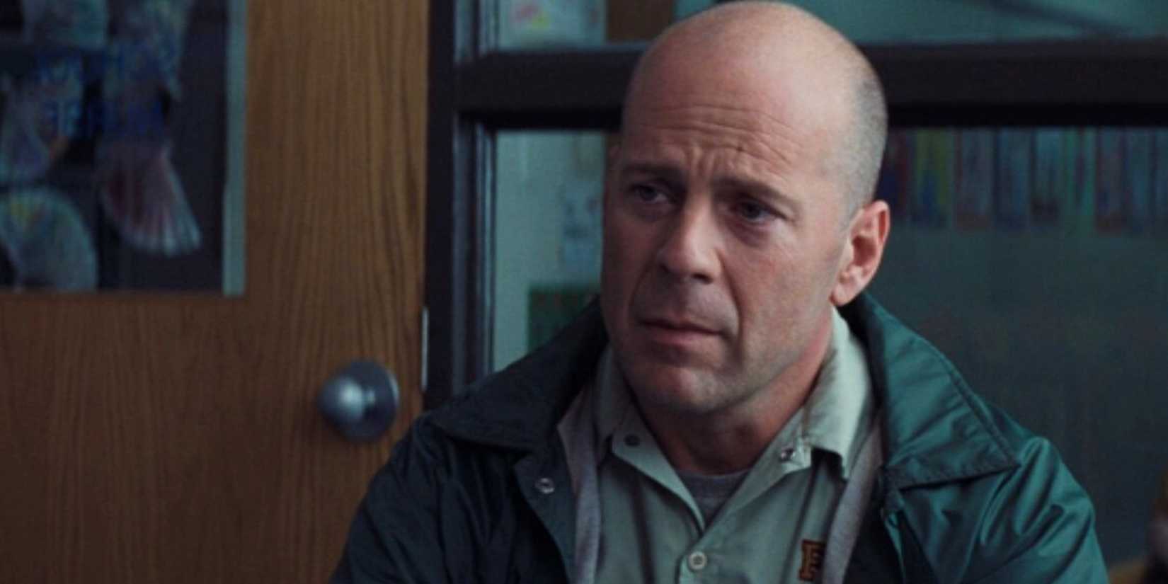 Bruce Willis as David Dunn in Unbreakable