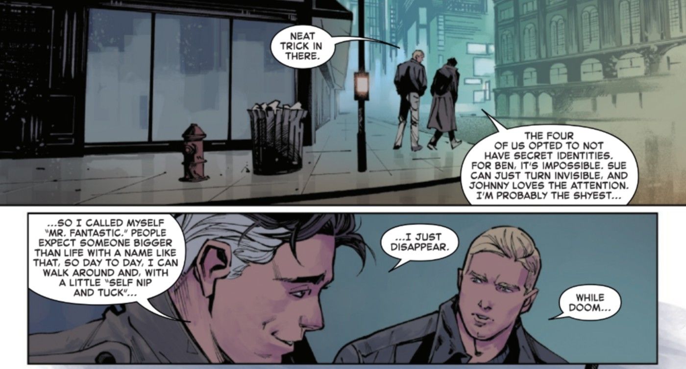 captain-america-and-reed-richards-fend-off-over-eager-fans-2 Depois de 60 anos, Reed Richards deixa cair o verdadeiro significado por trás de seu codinome, e muda tudo