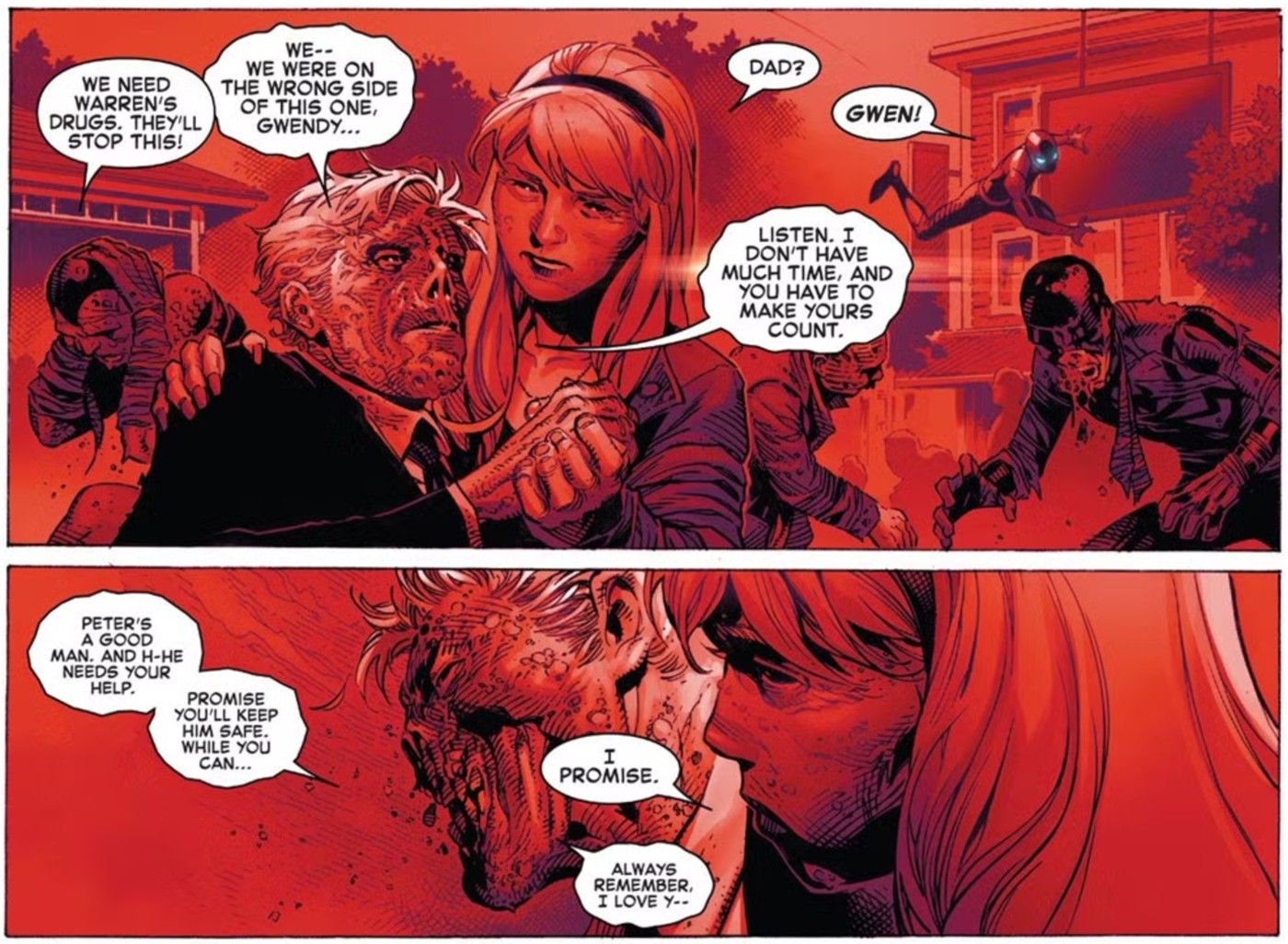 captain stacy dies in spider-man clone conspiracy