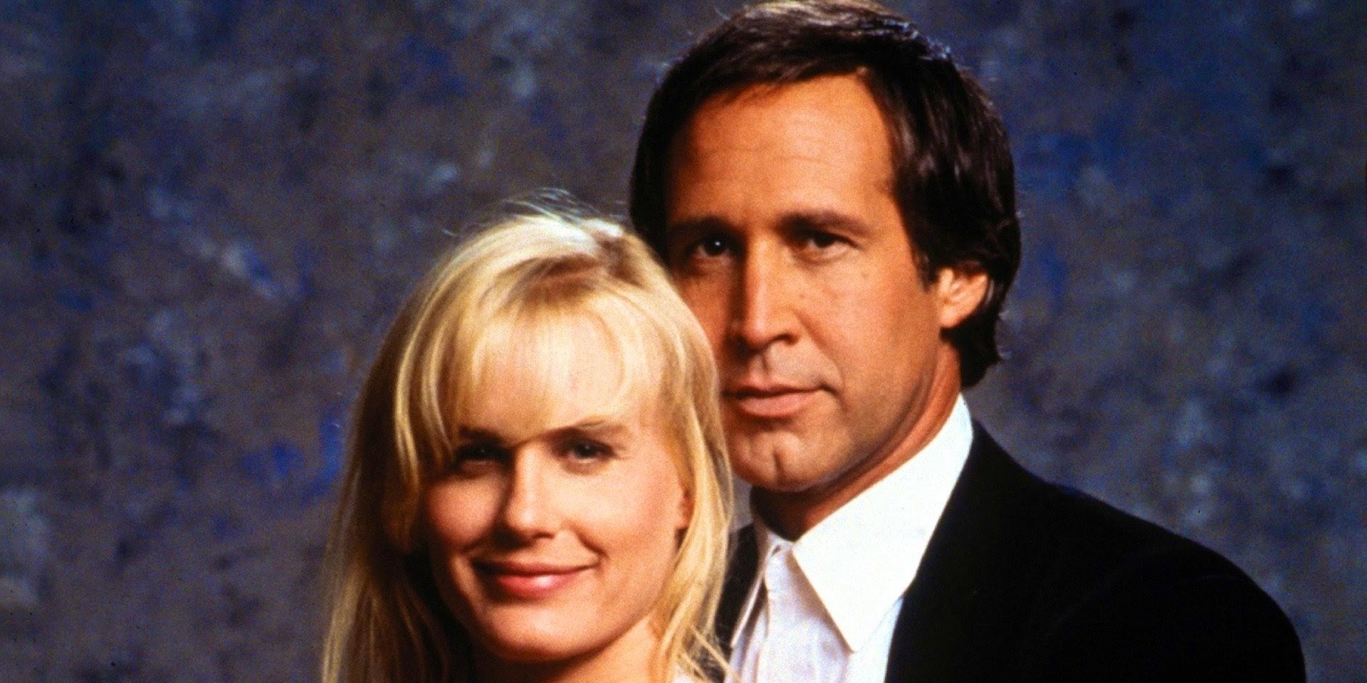 Chevy Chase and Daryl Hannah in a photo from Memoirs of an Invisible Man