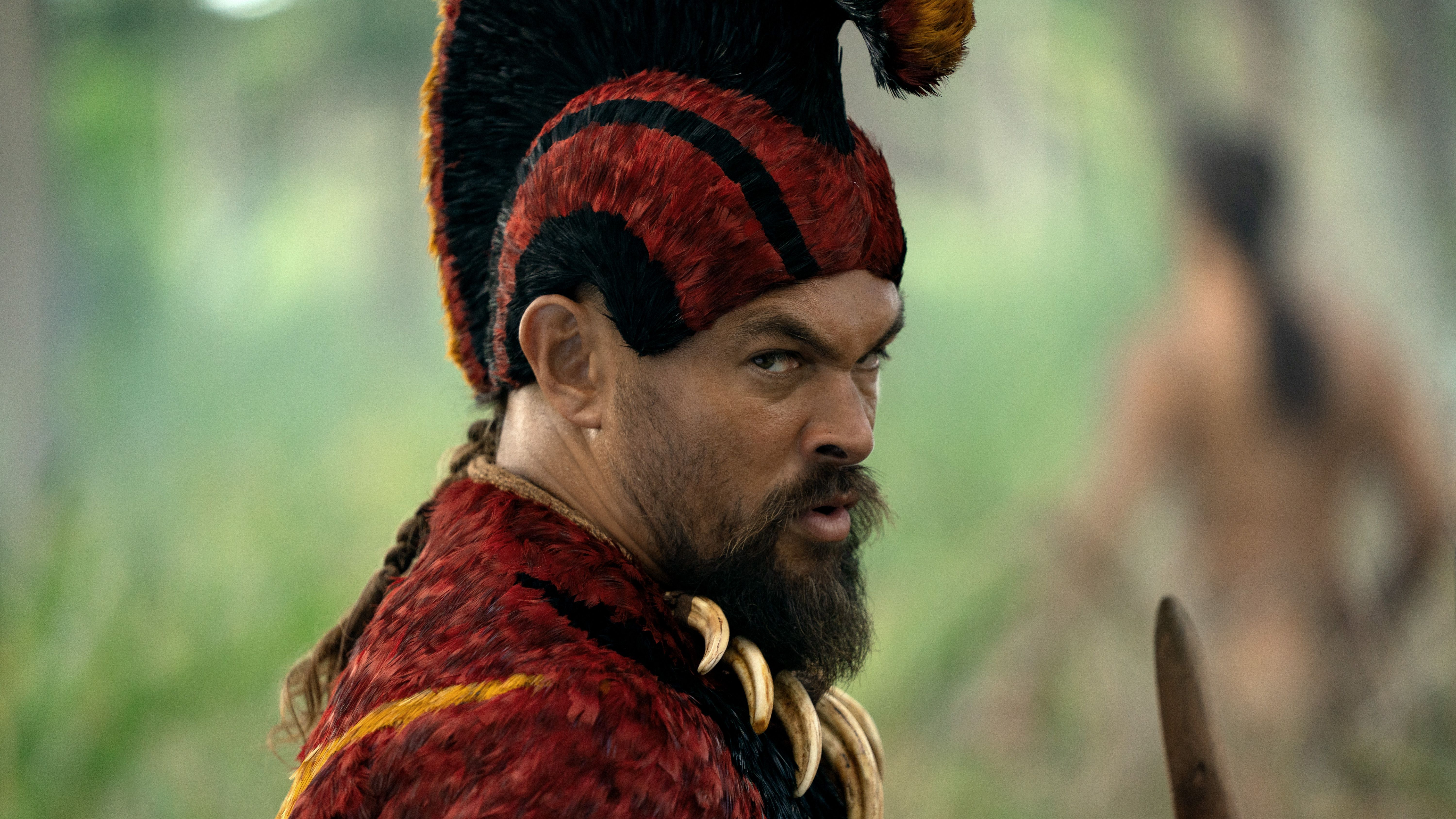 Chief of War ScreenRant Cover Story Exclusive Banner Photo Jason Momoa 6000x3375