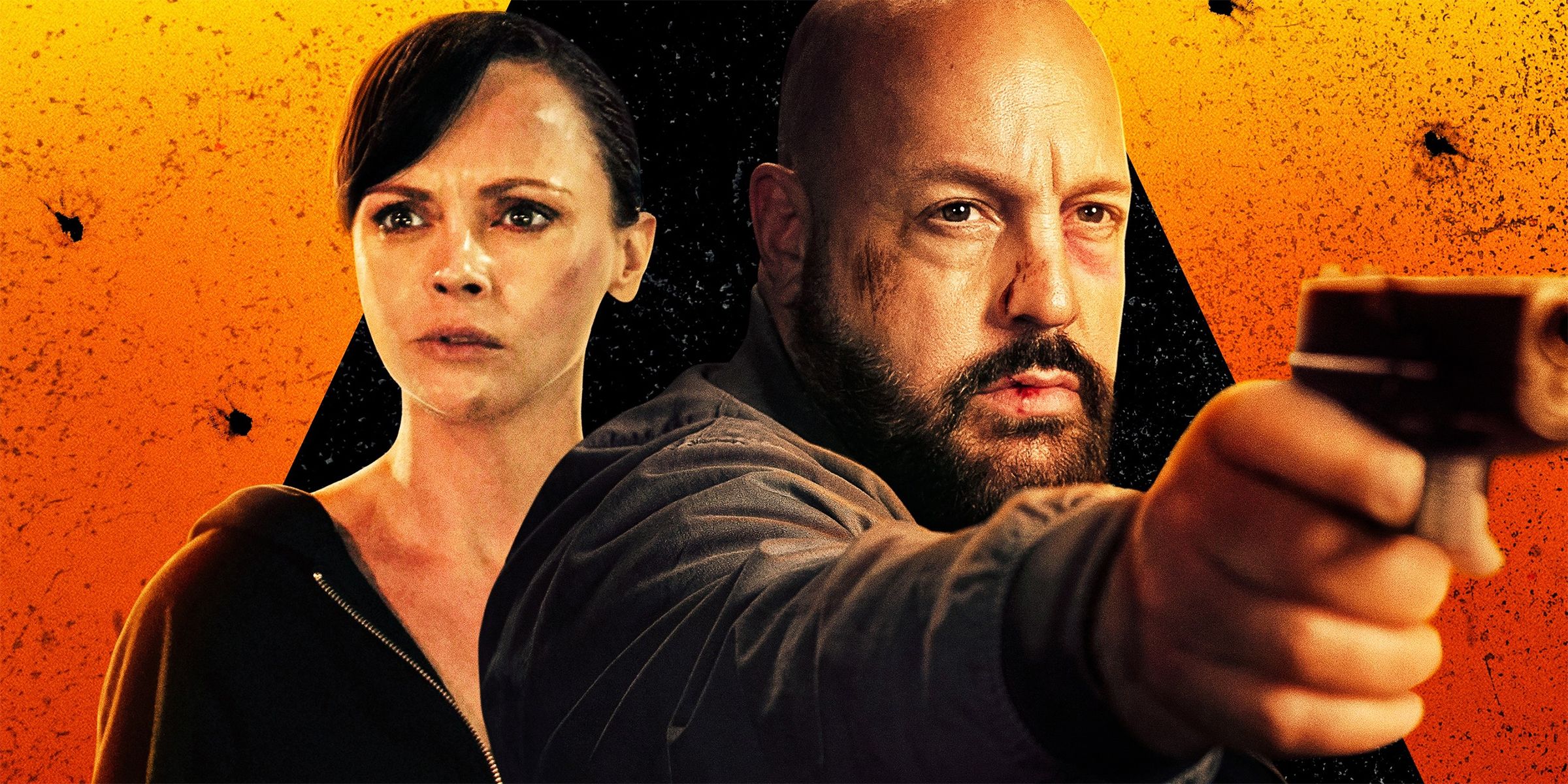 Christina Ricci & Kevin James in Guns Up poster